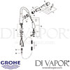 Grohe Zedra Single-Lever Sink Mixer Spares